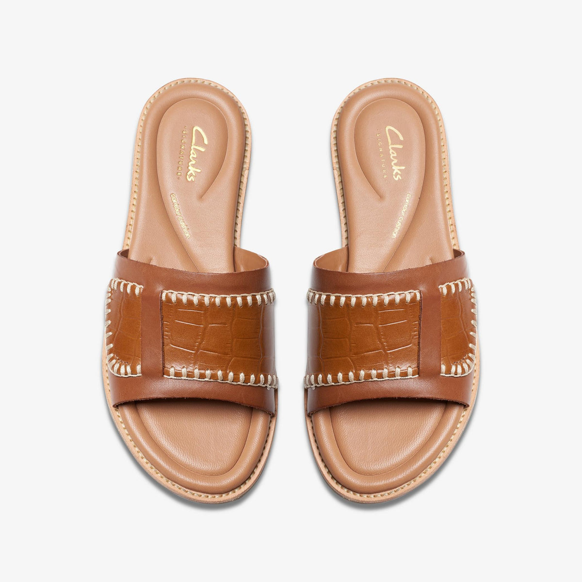 Womens Clarks Maritime Mule - Tan