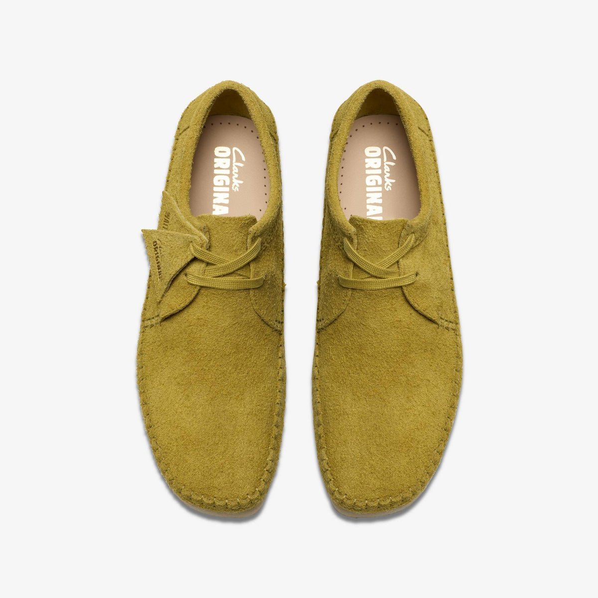 Mens Clarks Weaver - Olive Suede