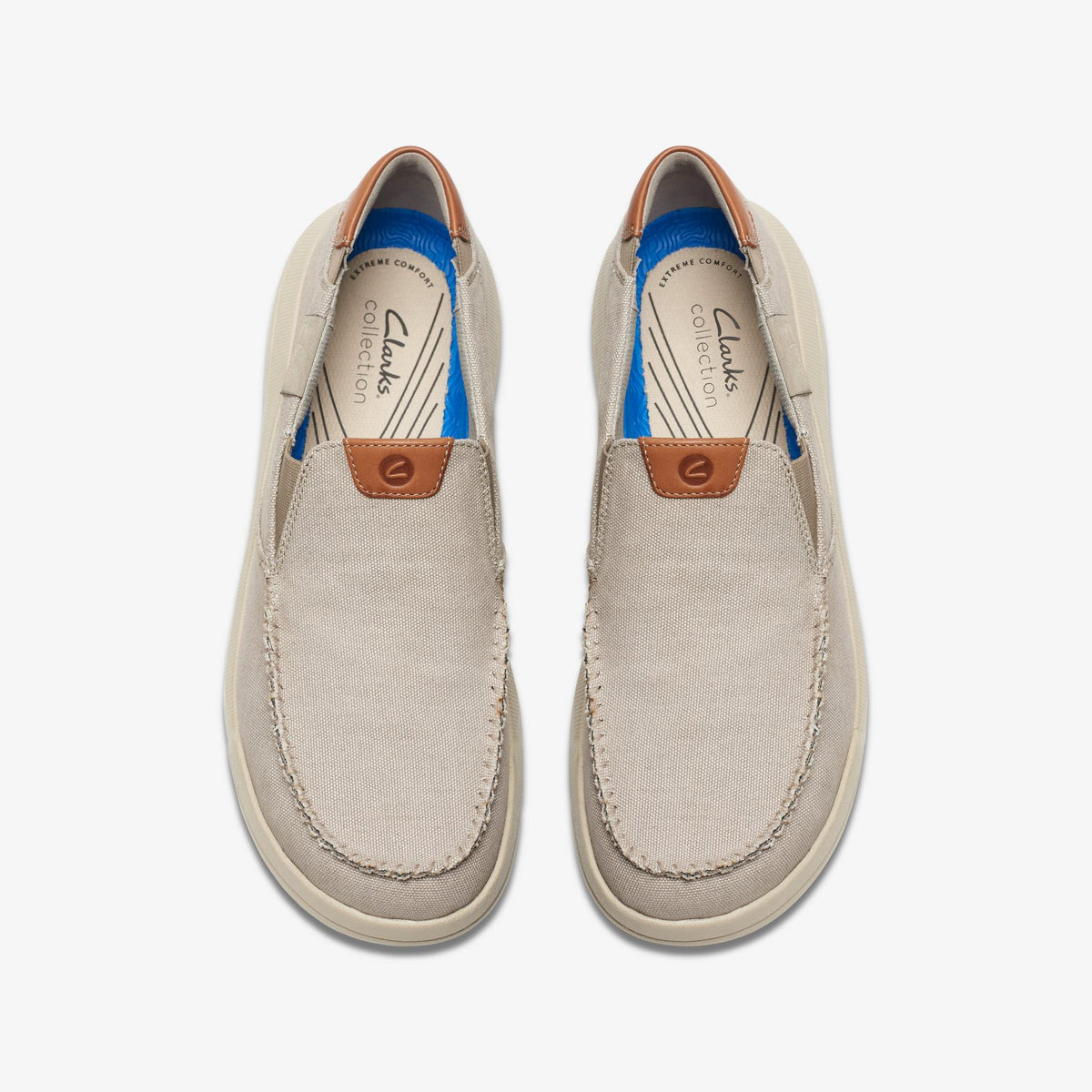 Mens Clarks Driftlite Step - Light Grey