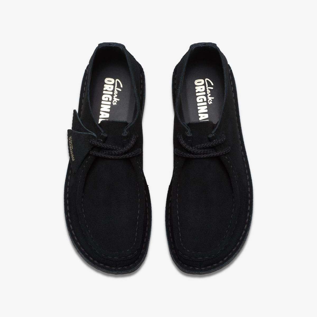 Womens Clarks Desert Nomad - Black Suede