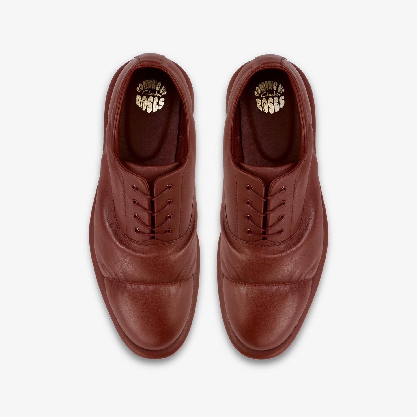 Mens Clarks Cur Martine Rose Oxford 1 - Blood Leather