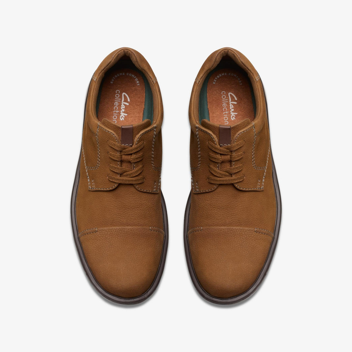 Mens Clarks Gessler Cap - Cola Nubuck