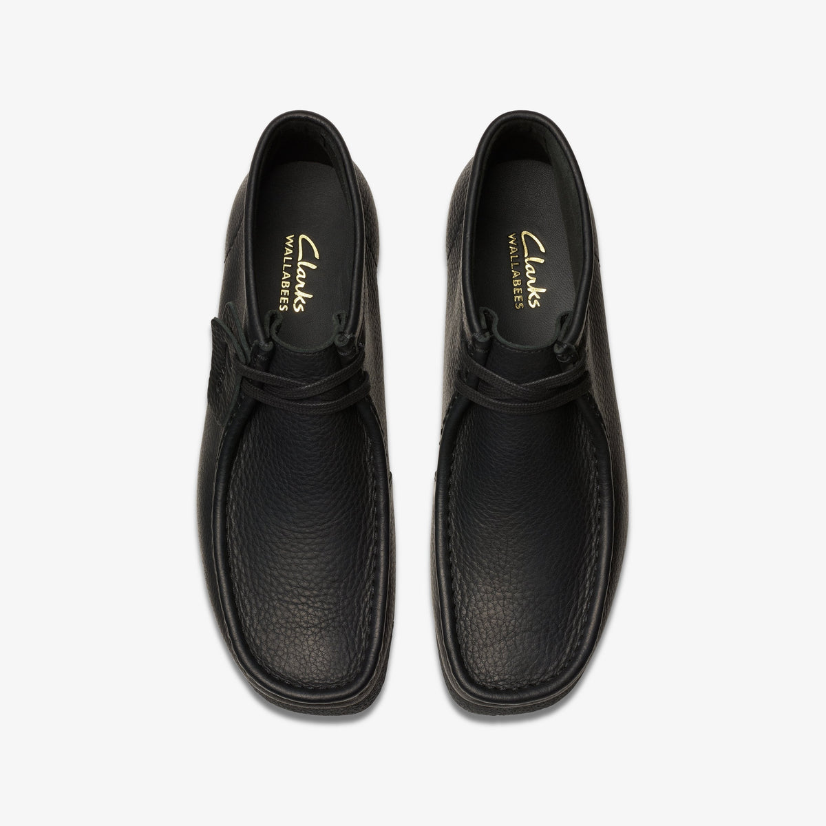 Clarks Mens Wallabee Evo Boot - Black Leather