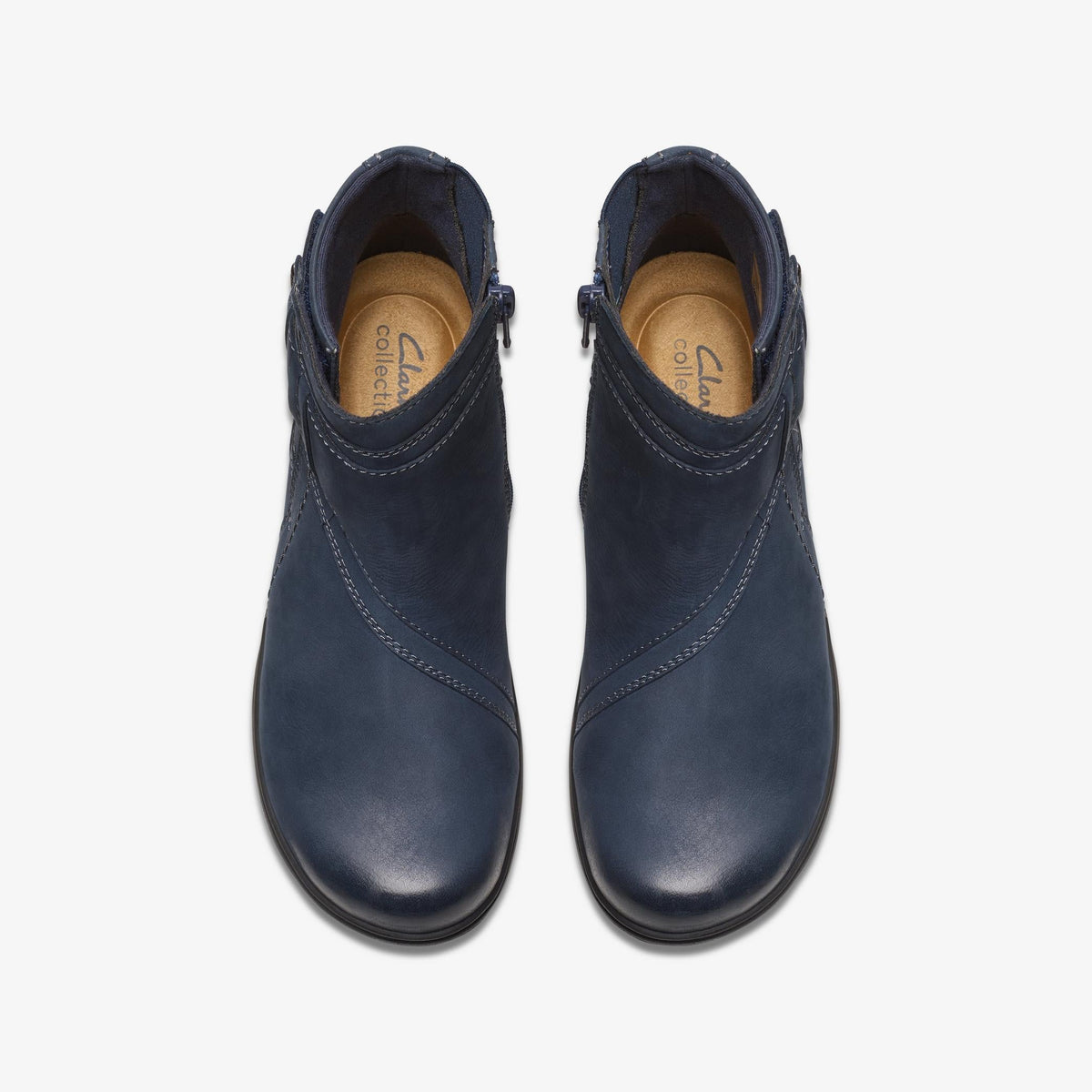 Womens Clarks Carleigh Style - Navy Nubuck