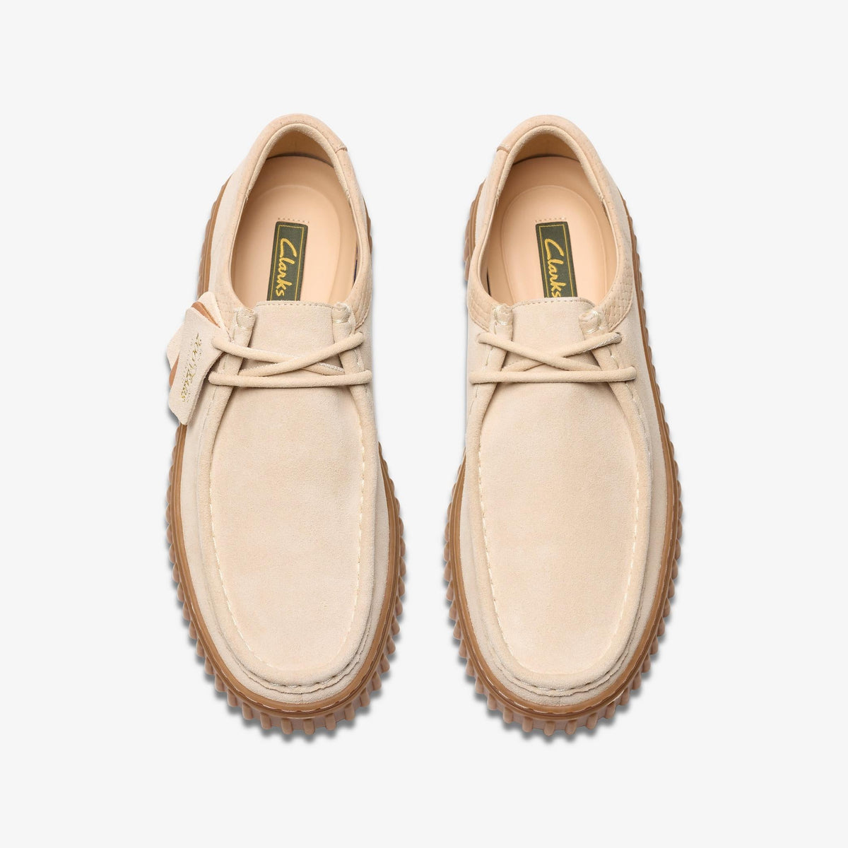 Mens Clarks Torhill Lo - Ecru