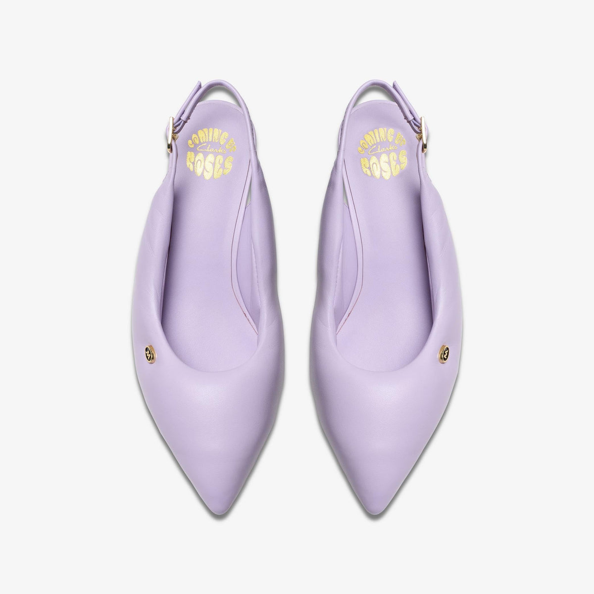 Womens Clarks Cur Martine Rose Sling 1 - Lilac Leather