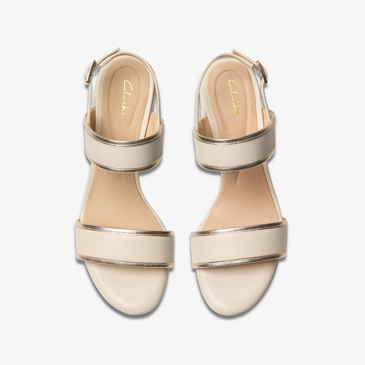Womens Clarks Ezoria Sling - Cream