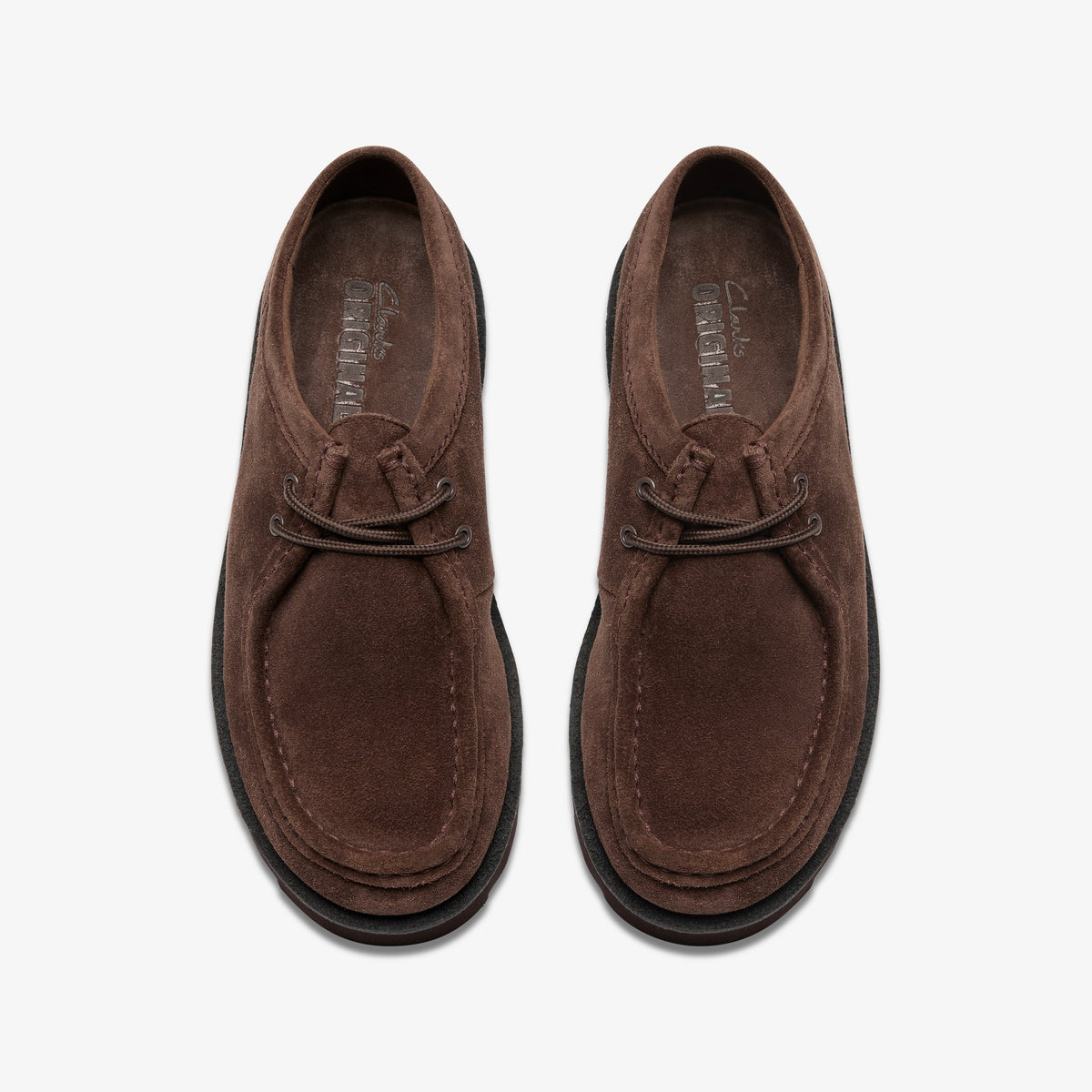 Clarks Mens Meare Walla - Dark Brown Suede