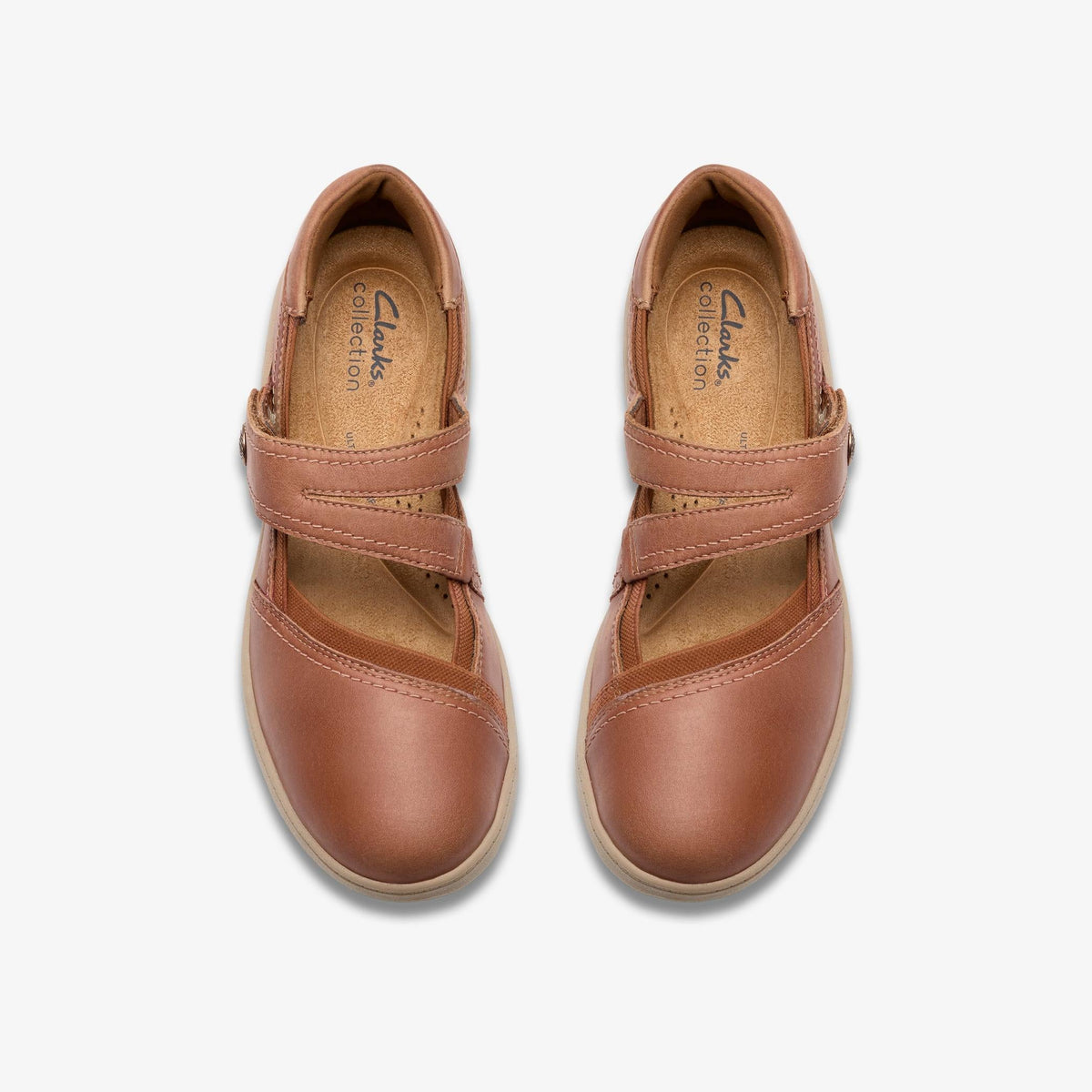 Womens Clarks Bryianne Janey - Tan Leather
