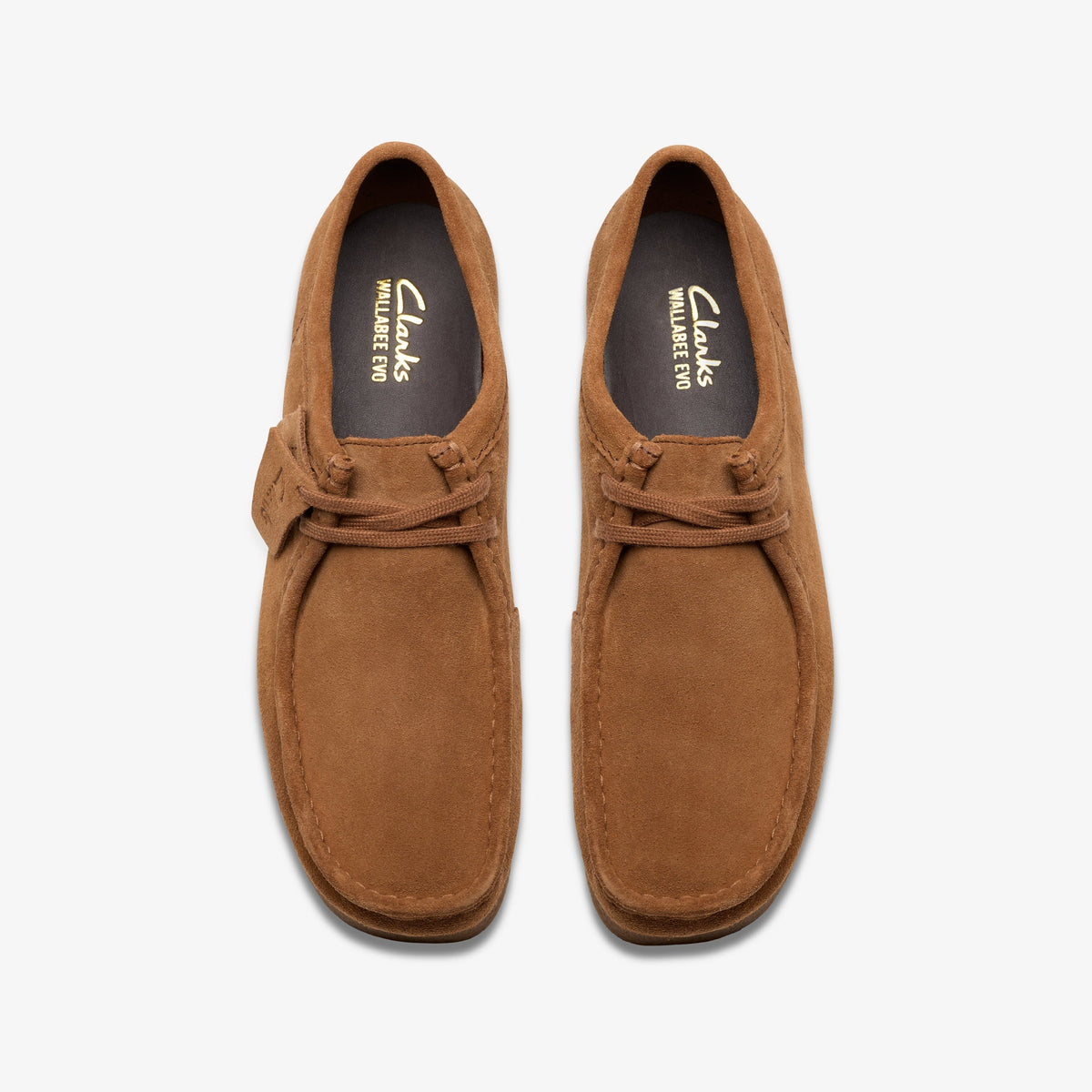 Clarks Mens Wallabee Evo - Cola Suede