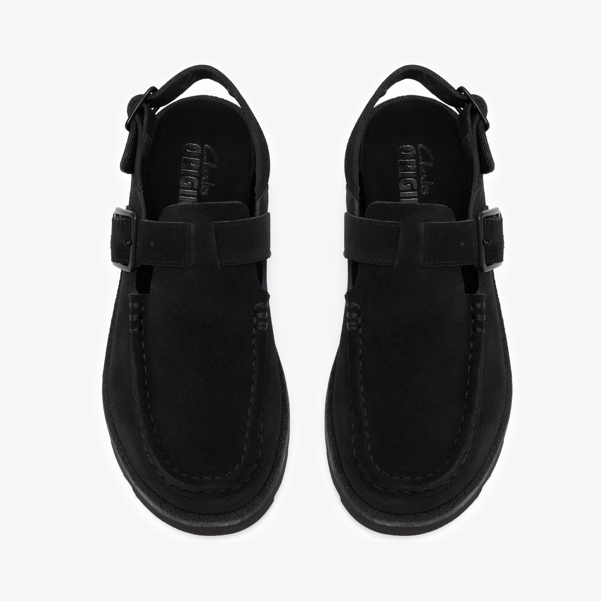 Clarks Womens Meare Easy - Black Suede