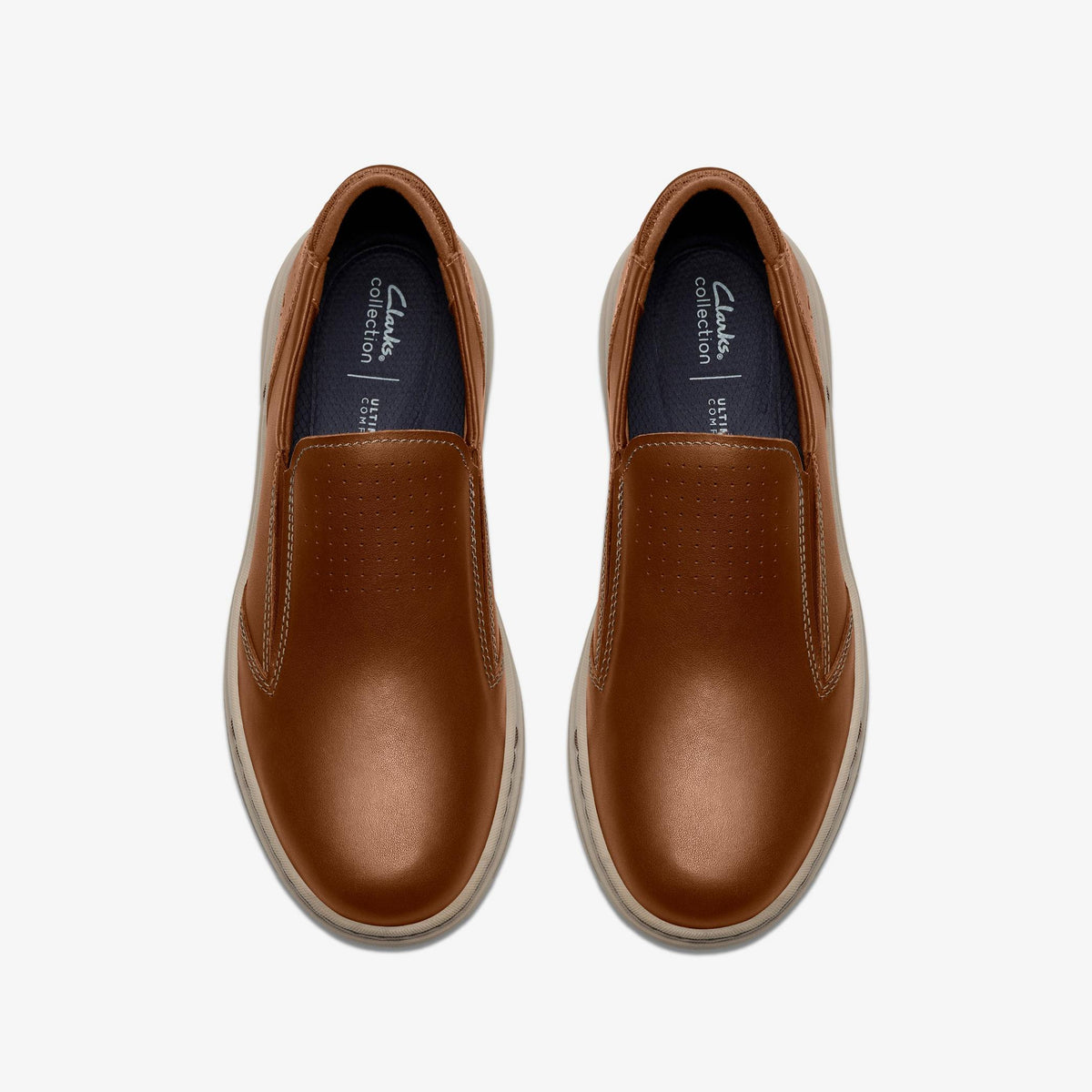 Mens Clarks Craft Well Free - Tan Leather