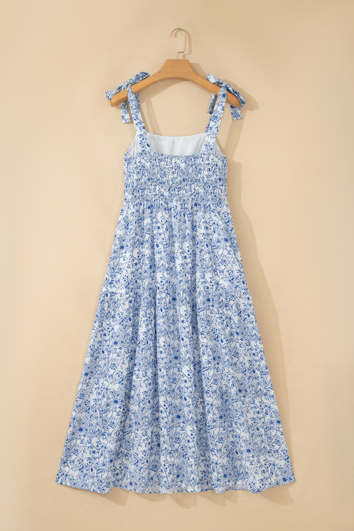 Threaded Pear Megan Waist Flared Maxi Dress