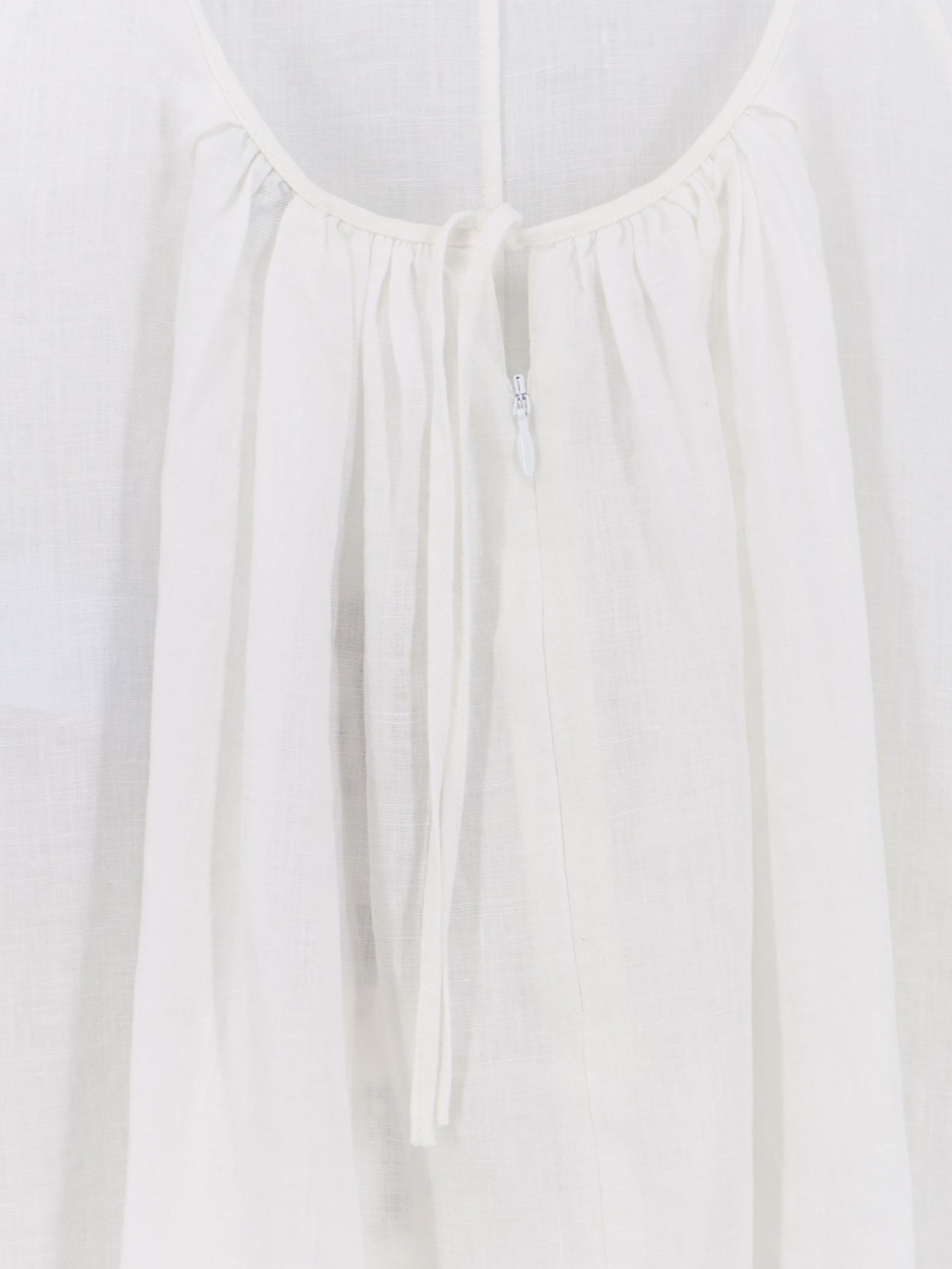 Linen Dress Vissuto White