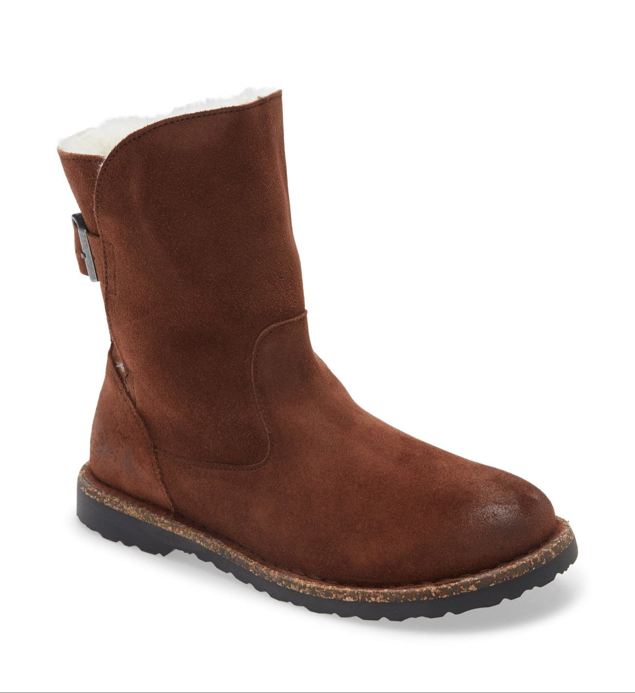 Birkenstock Uppsala Shearling Suede Leather Espresso – Zulily