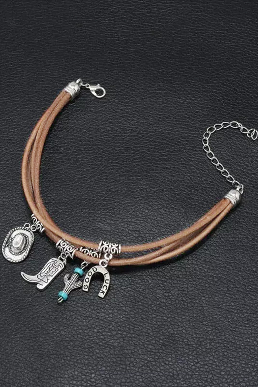 Threaded Pear Salma Luck Cactus Layered Bracelet