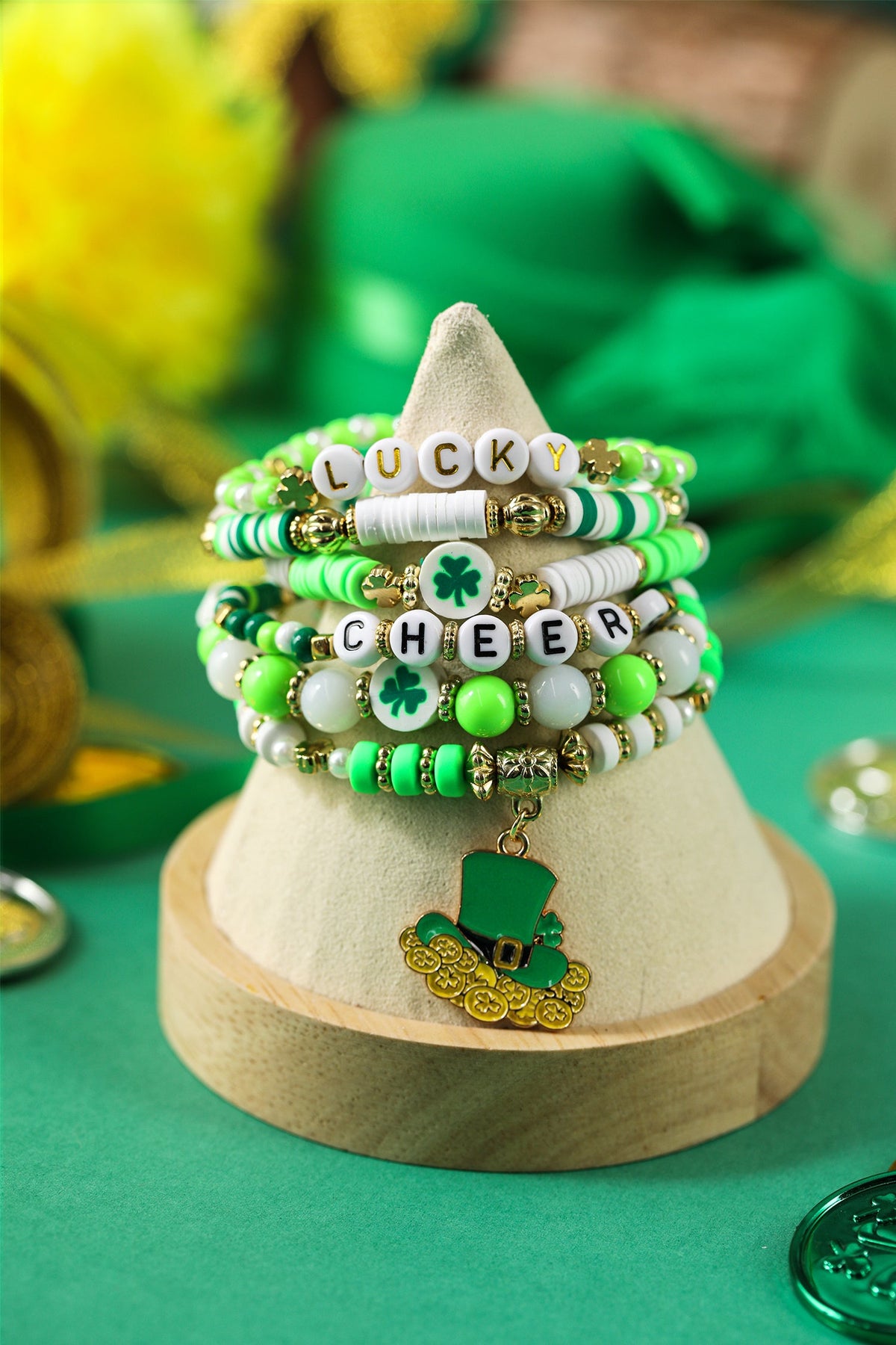 Threaded Pear Alaina Multilayered 6pcs Bracelet Set