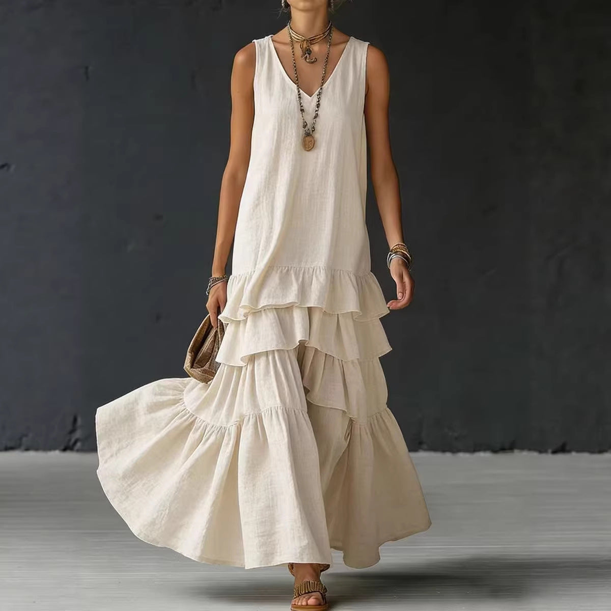 eterne vivian halter maxi dress HALTER MAXI DRESS
