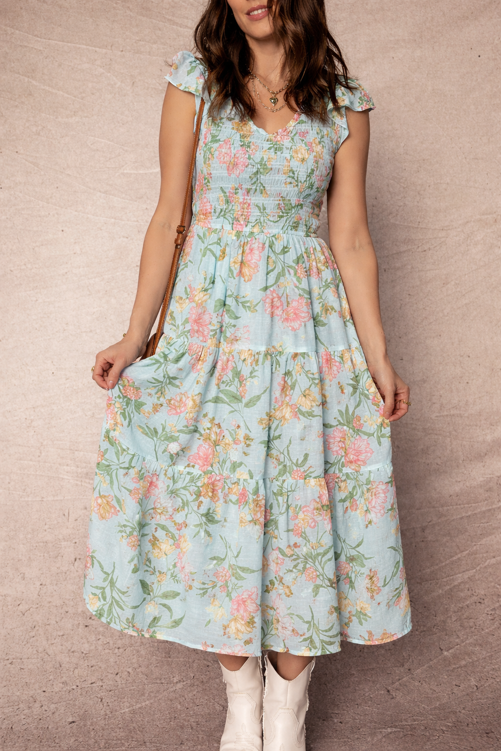 alejandra maxi dress Lagoon / L