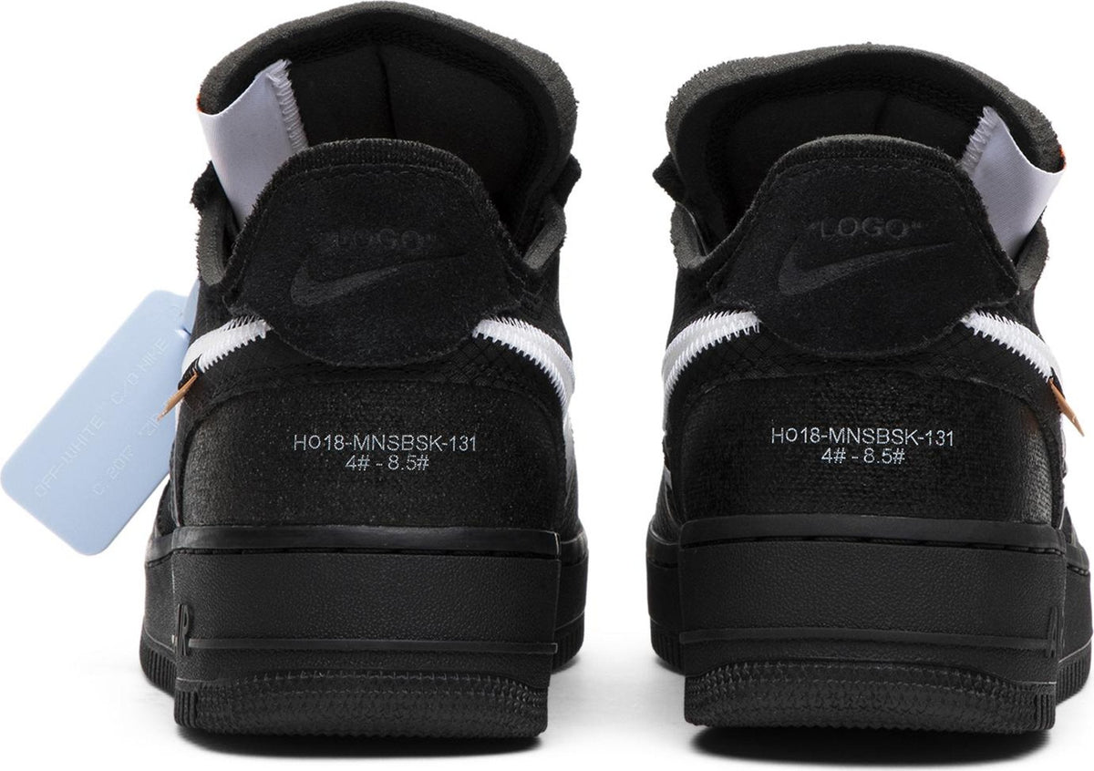 Nike Men's Air Force 1 Low 'Off-White Black White' Sneakers