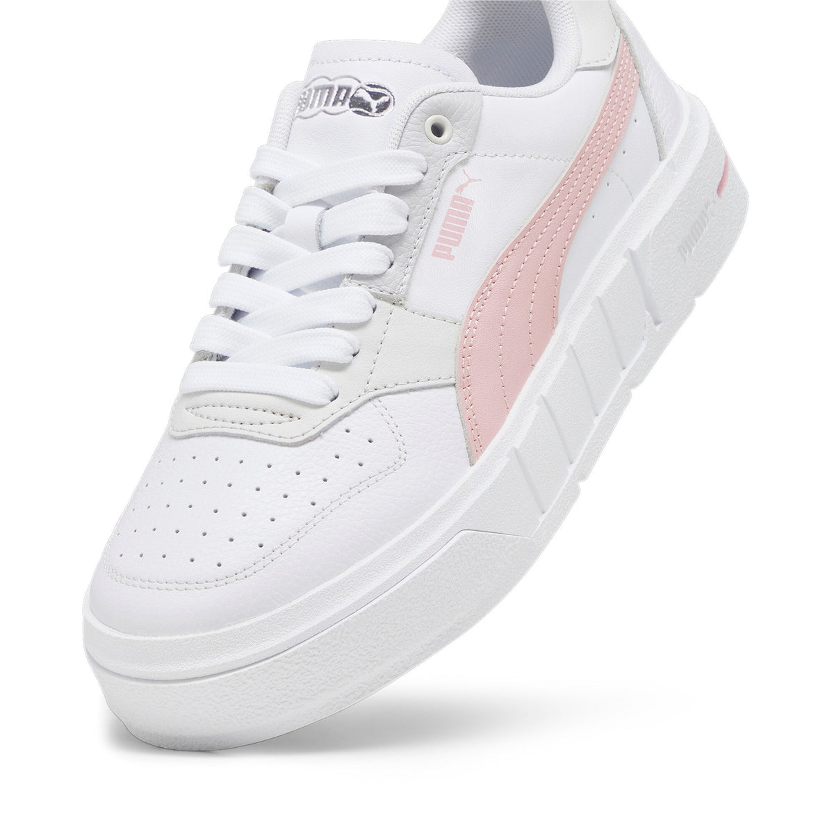 Puma Womens Cali Court Leather White/Pink