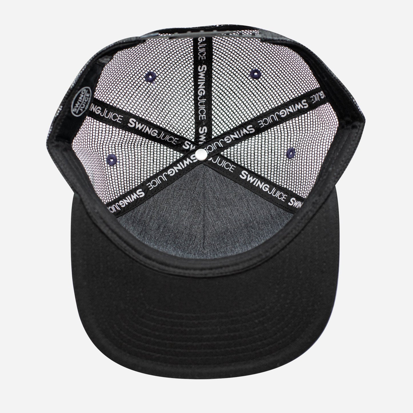 Golf 'Til Death Unisex Trucker Hat Heather Charcoal O/S by SwingJuice LLC