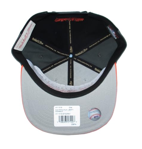 Mitchell & Ness Men's MLB Triple Play Liberty Snapback Giants Snapback Caps