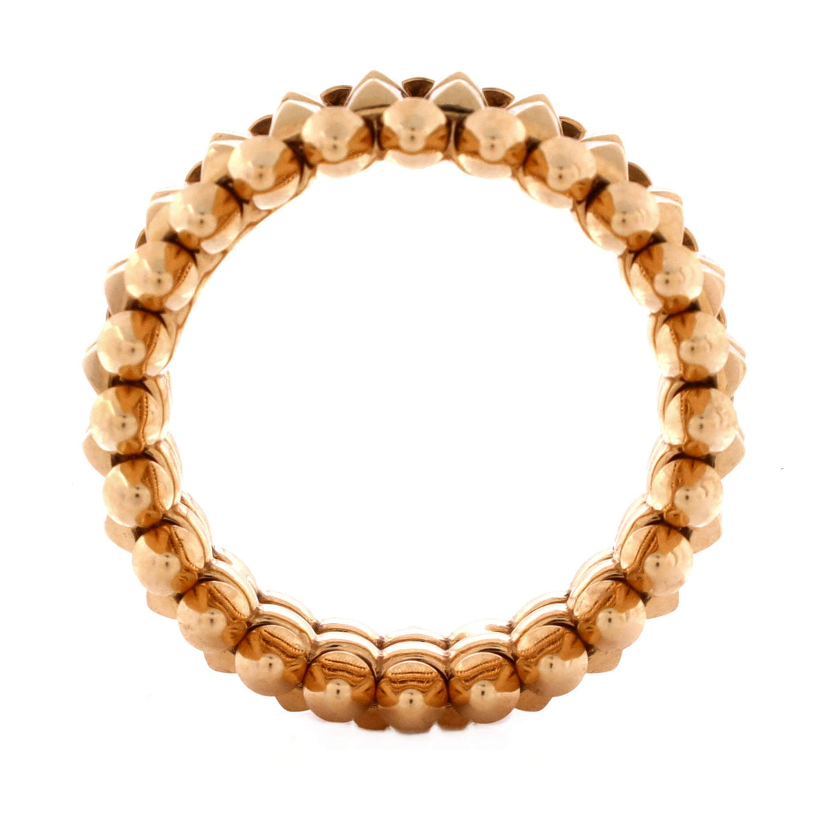 Clash de Cartier 2 Row Ring 18K Rose Gold