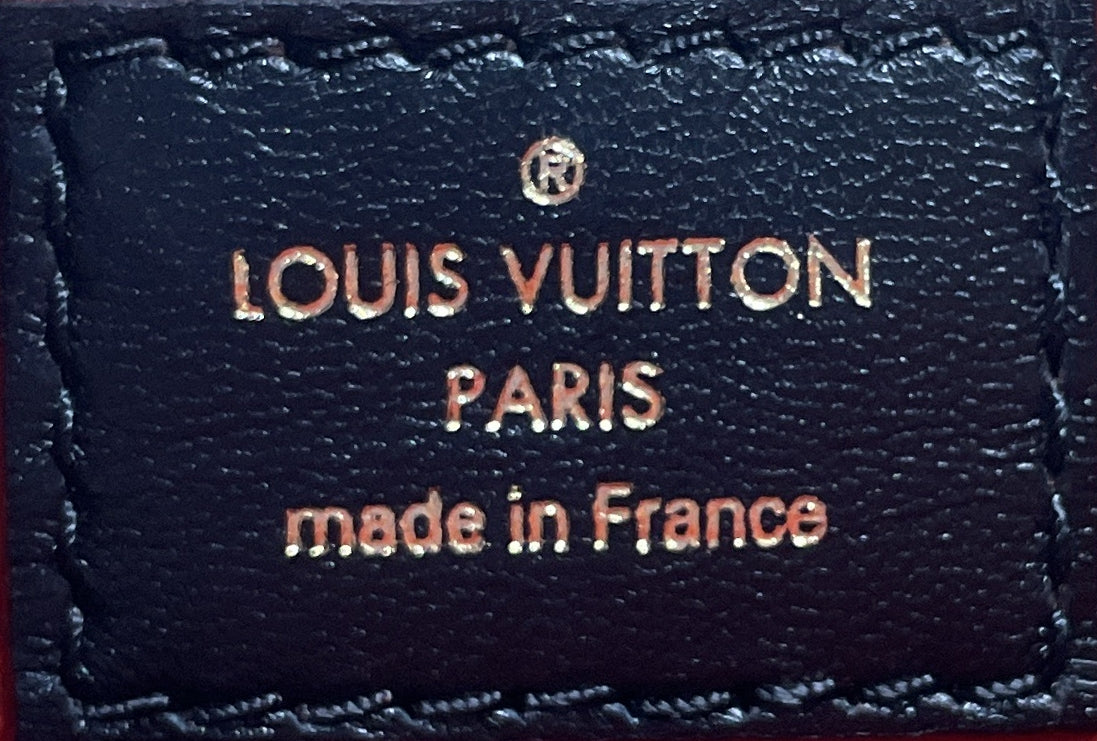 Coussin Bag Monogram Embossed Lambskin BB