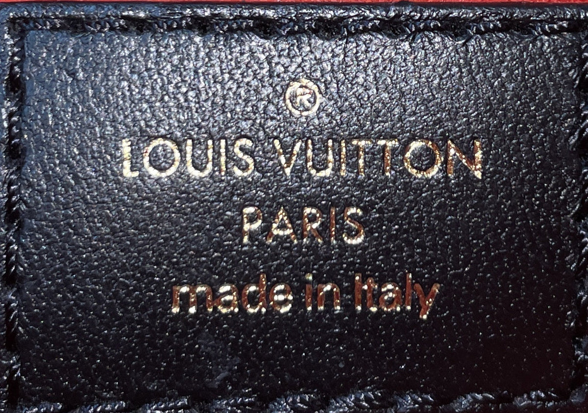 Coussin Bag Monogram Embossed Lambskin BB