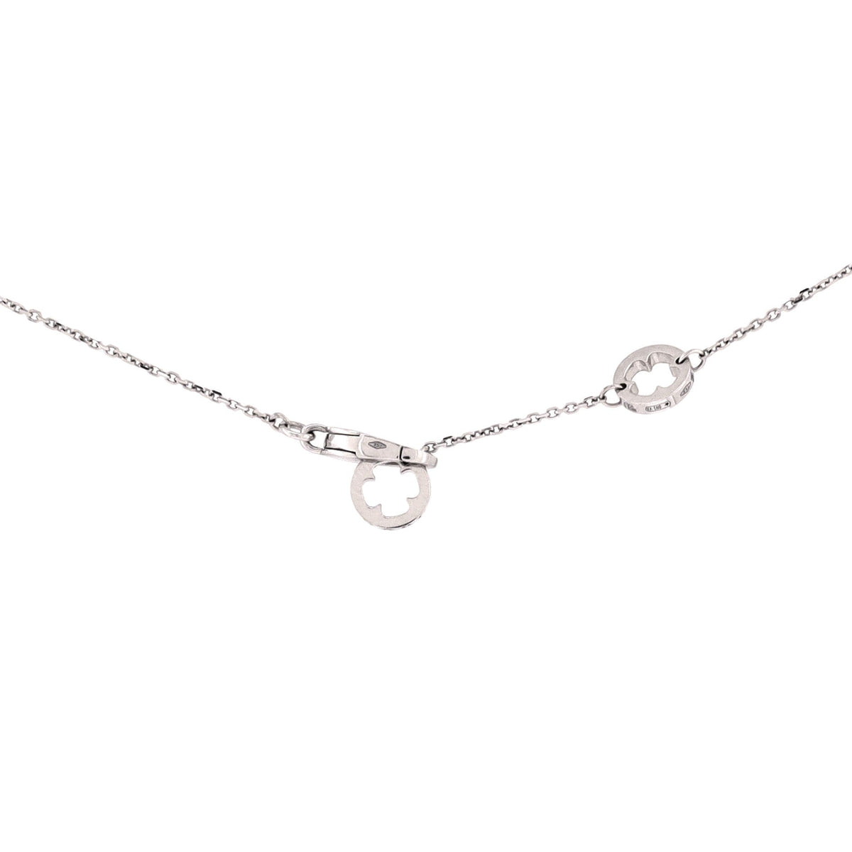 Fiorever Pendant Necklace 18K White Gold with Diamonds