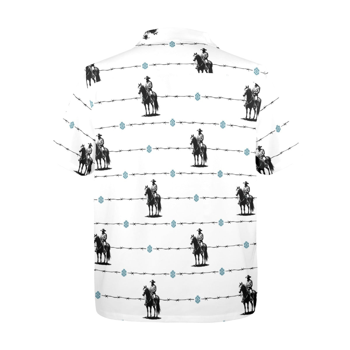 Baha Ranch Saddle Up Western Hawaiian Shirt Made in America