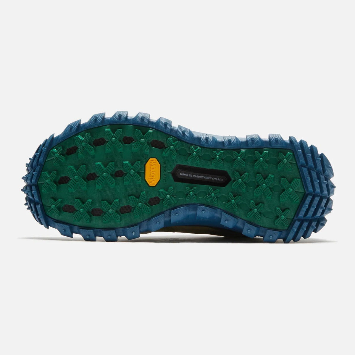 Moncler Men's X Salehe Bembury Trailgrip Grain Green Fabric