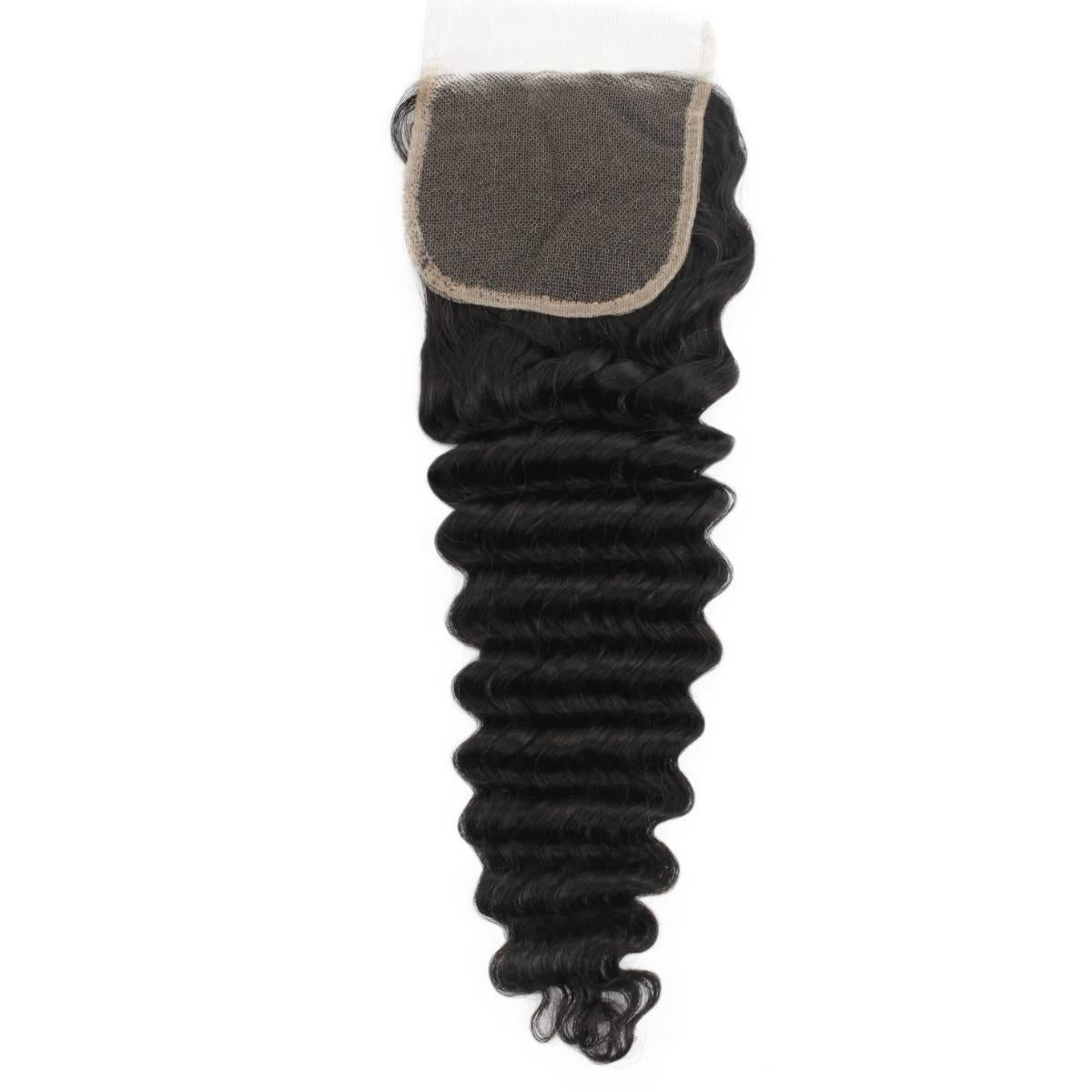 Deep Wave 4x4 HD Lace Human Hair Closure