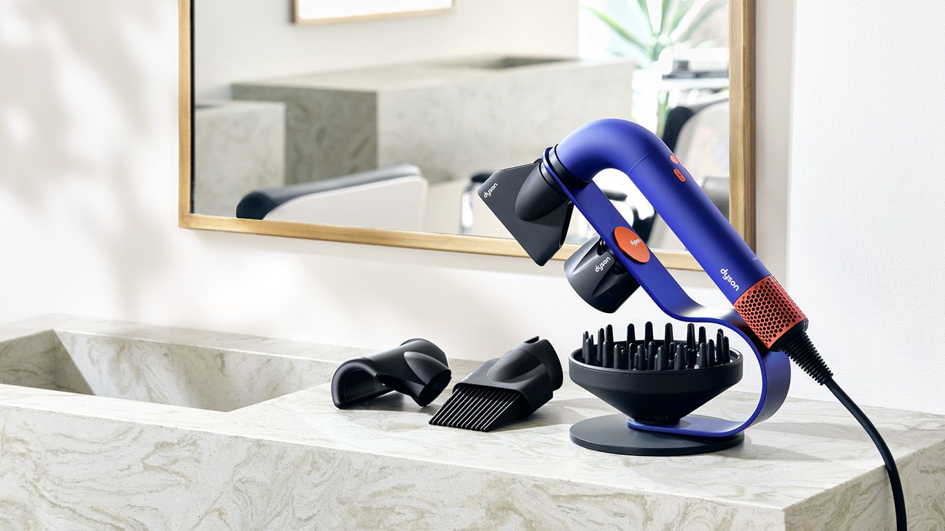 Dyson Supersonic R Professional Hair Dryer in Vinca Blue/Topaz