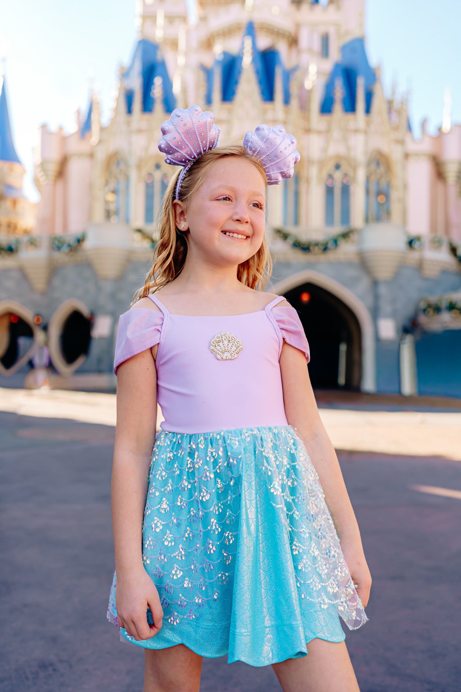 Under the Sea Princess Athletic Dress 7Y