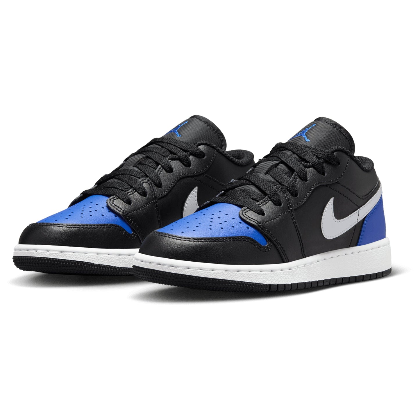 Air Jordan Grade School Retro 1 Low 'Black Game Royal White (GS)'
