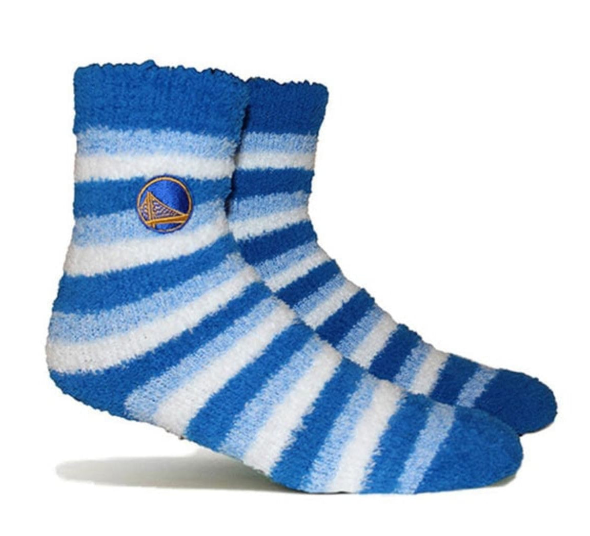 Stance Women's NBA Gs Warriors Fuzzy Steps Quarter-Length Socks