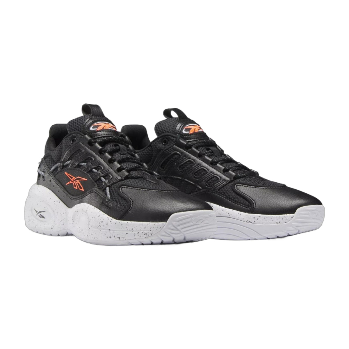 Reebok Men's Solution Mid Shoes - Cblack/Ftwwht/Orgfla