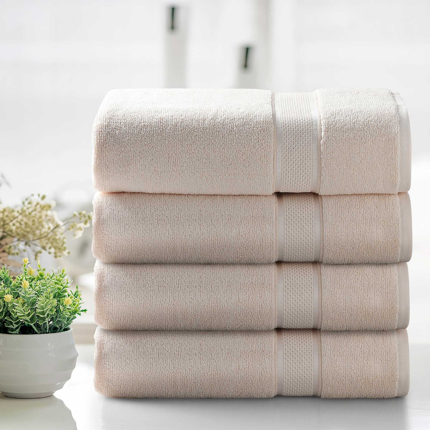 Kathy Ireland 2 Piece Zero Twist Cotton Plush Bath Sheet Set by Bed Bath Fashions