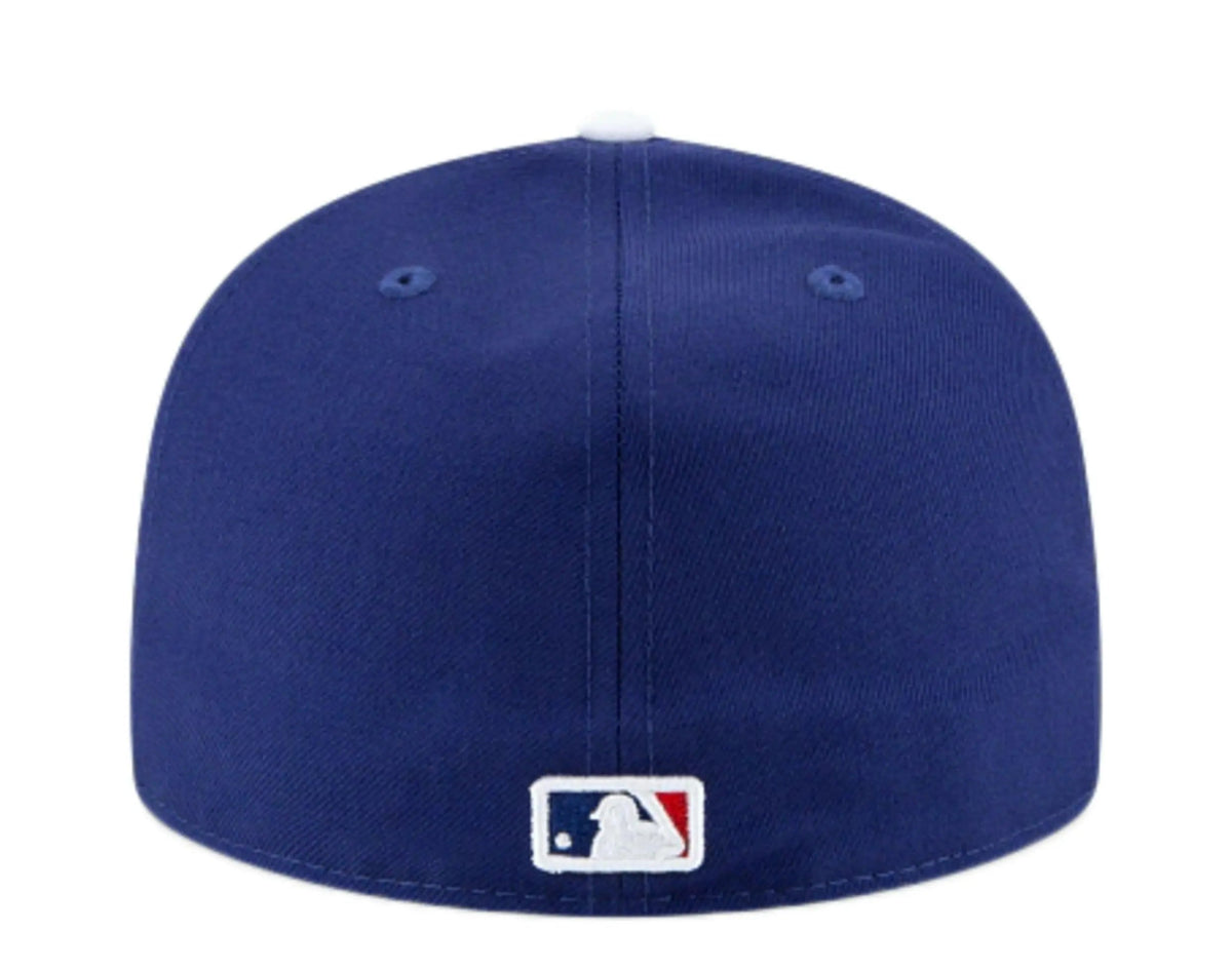 New Era 59Fifty Men Los Angeles Dodgers Icy 1980 ASG Side Patch Fitted Hat Royal/Baby Blue