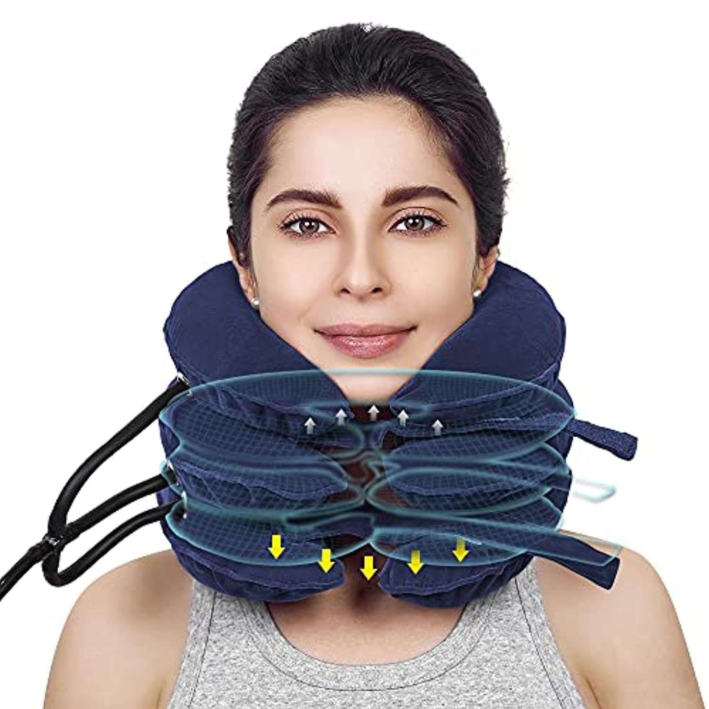 Cervical Traction Device Neck Support Pillow Adjustable Neck Stretcher