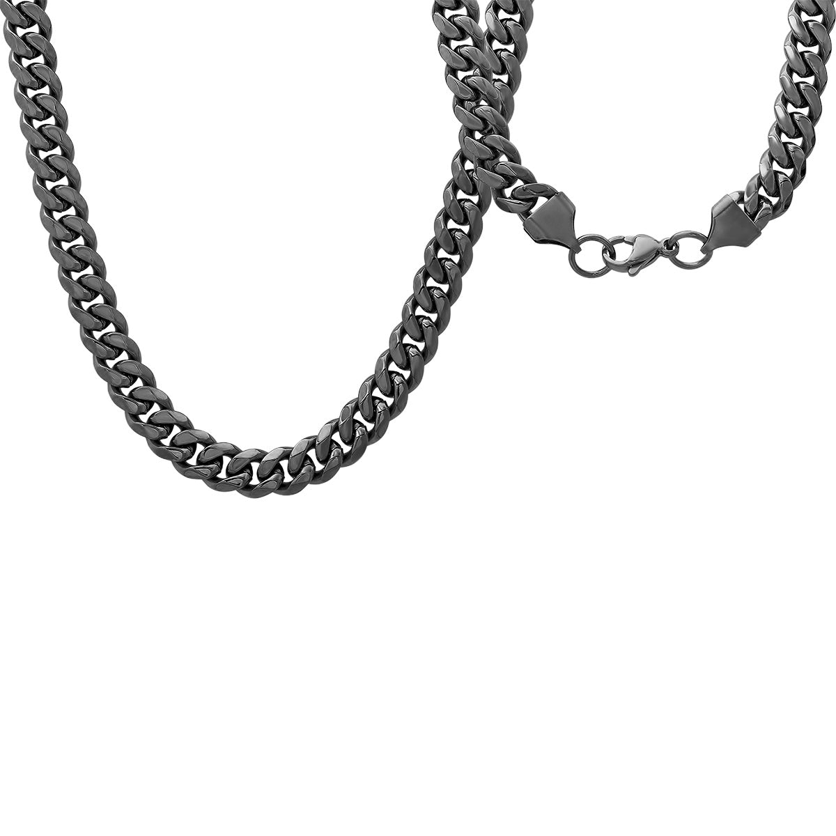 Stainless Steel Cuban Link Chain Necklace