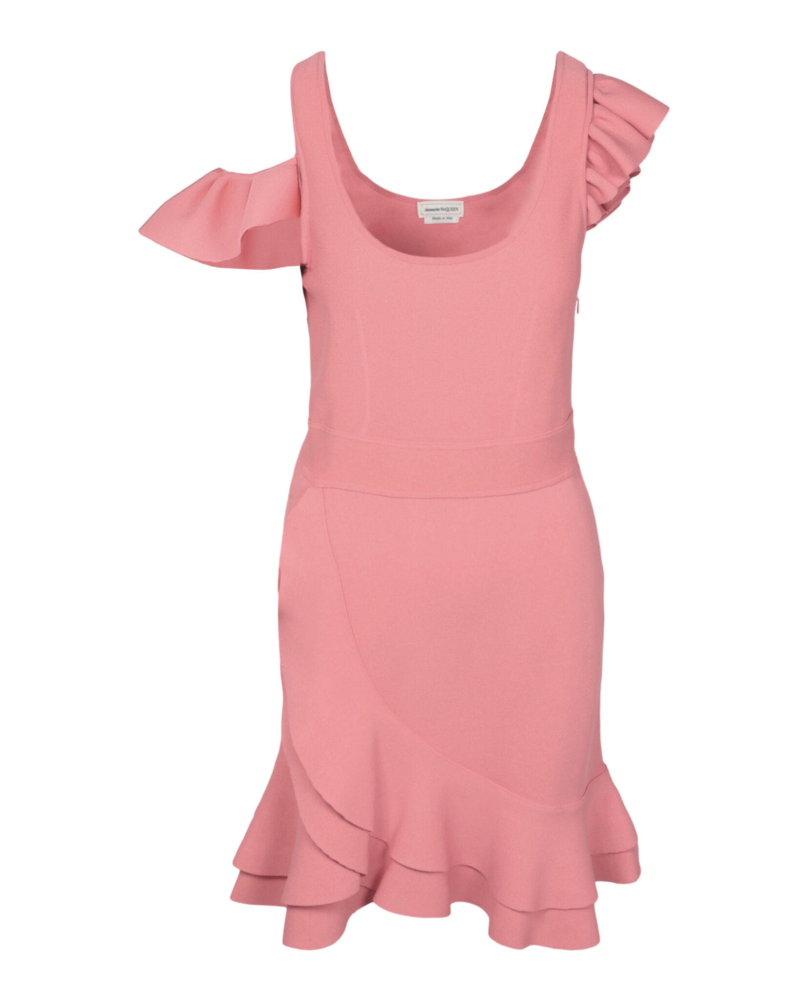 Alexander McQueen Women's Compact Knit Mini Ruffle Dress – Zulily
