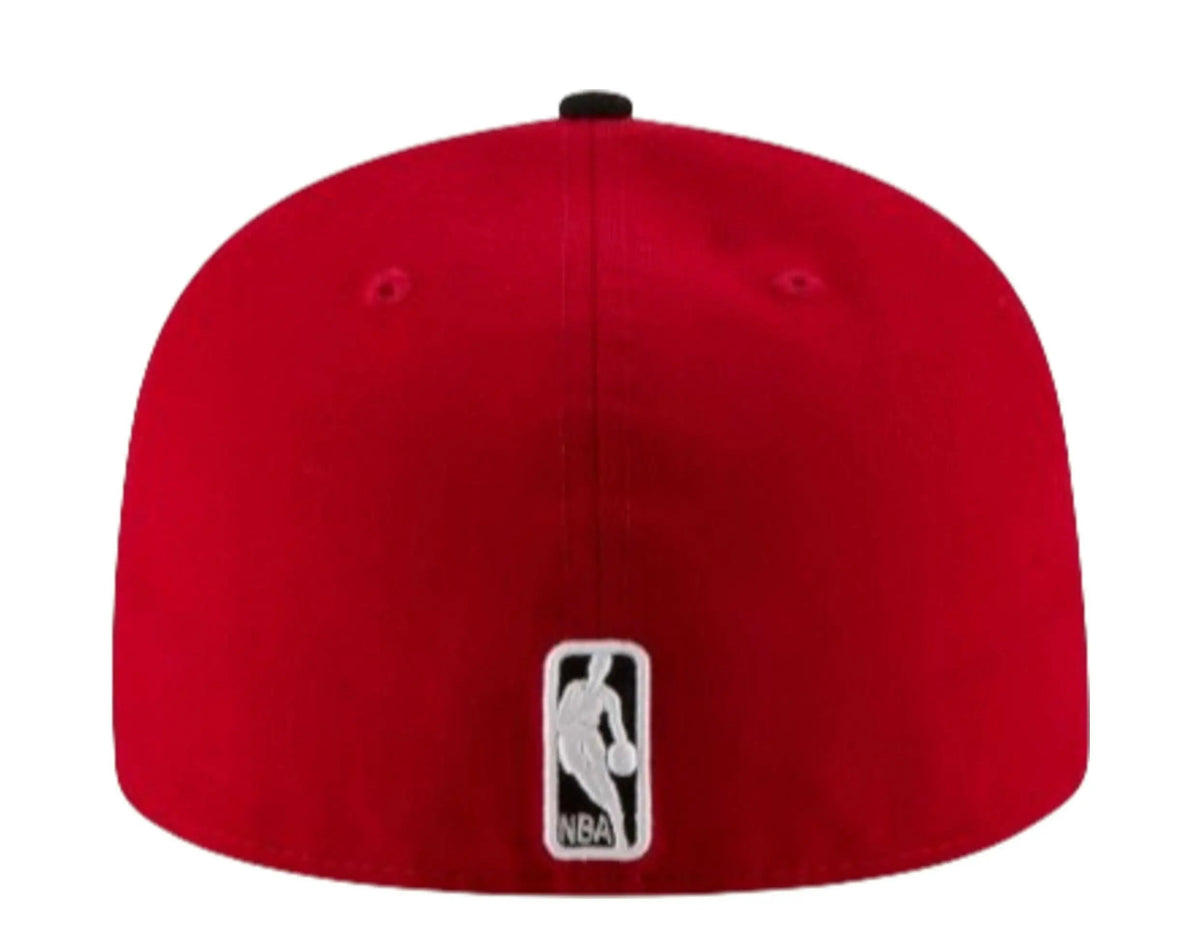 New Era 59Fifty Men Chicago Bulls 2-Tone Fitted Hat Red/Black