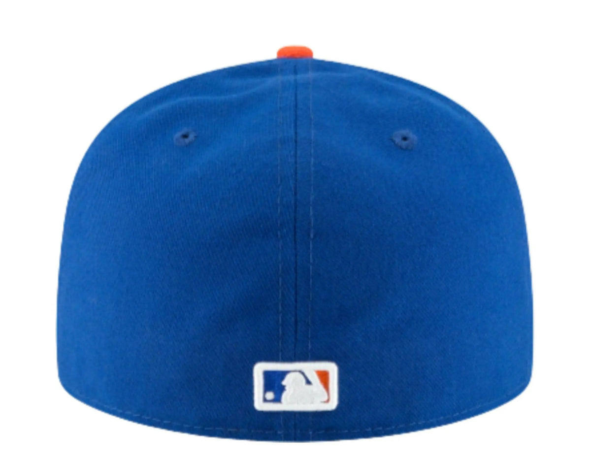 New Era 59Fifty Men New York Mets Authentic Collection Fitted Hat Royal/Orange