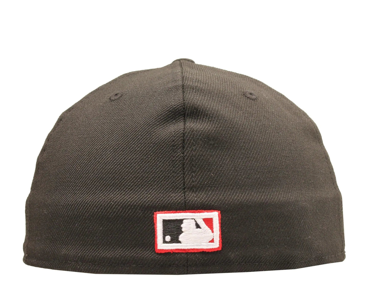 New Era 59Fifty Men Fitted Hat Black Anaheim Angels 2002 World Series Green Undervisor