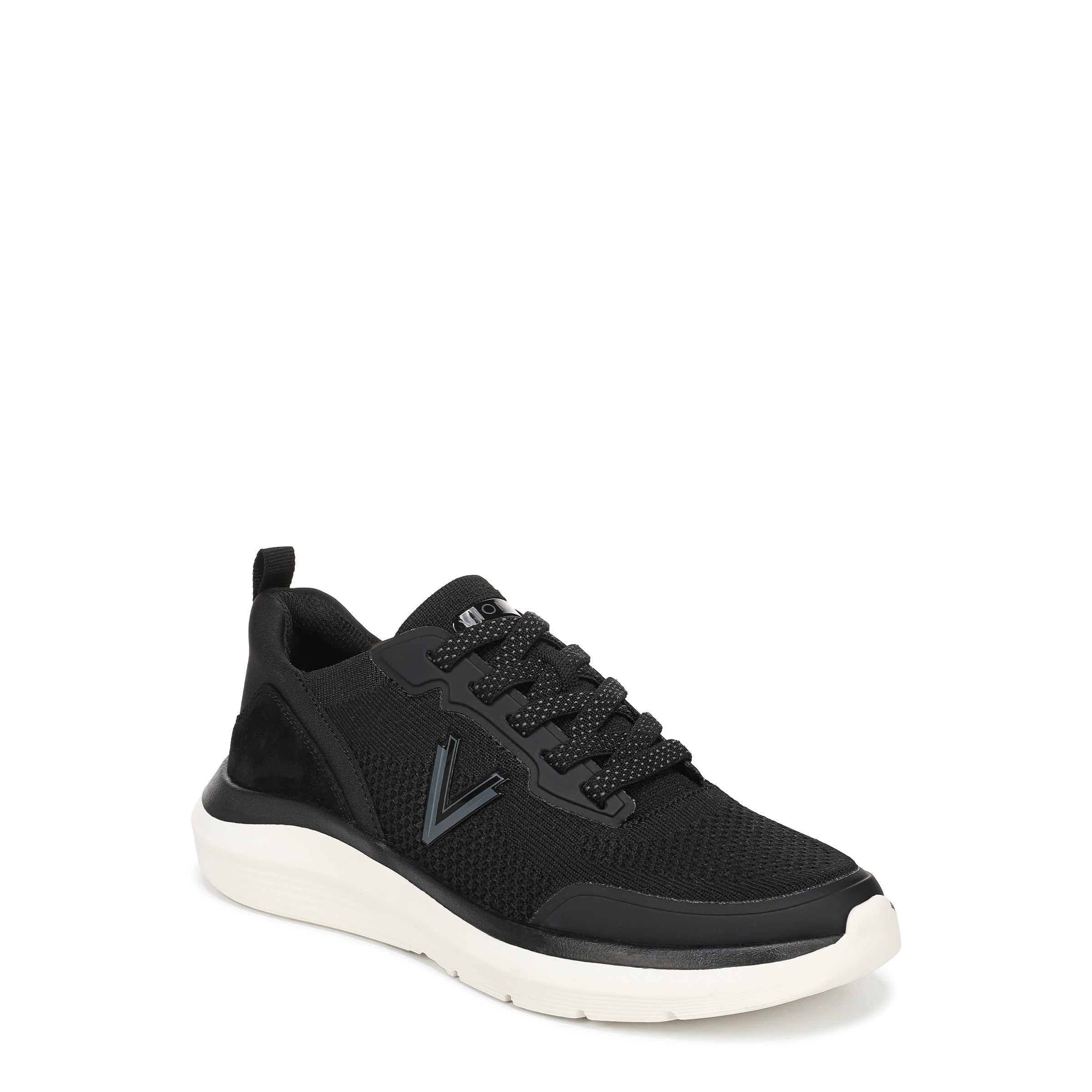 Vionic Hayward Flat Sneaker in Black, Grey & White – Zulily