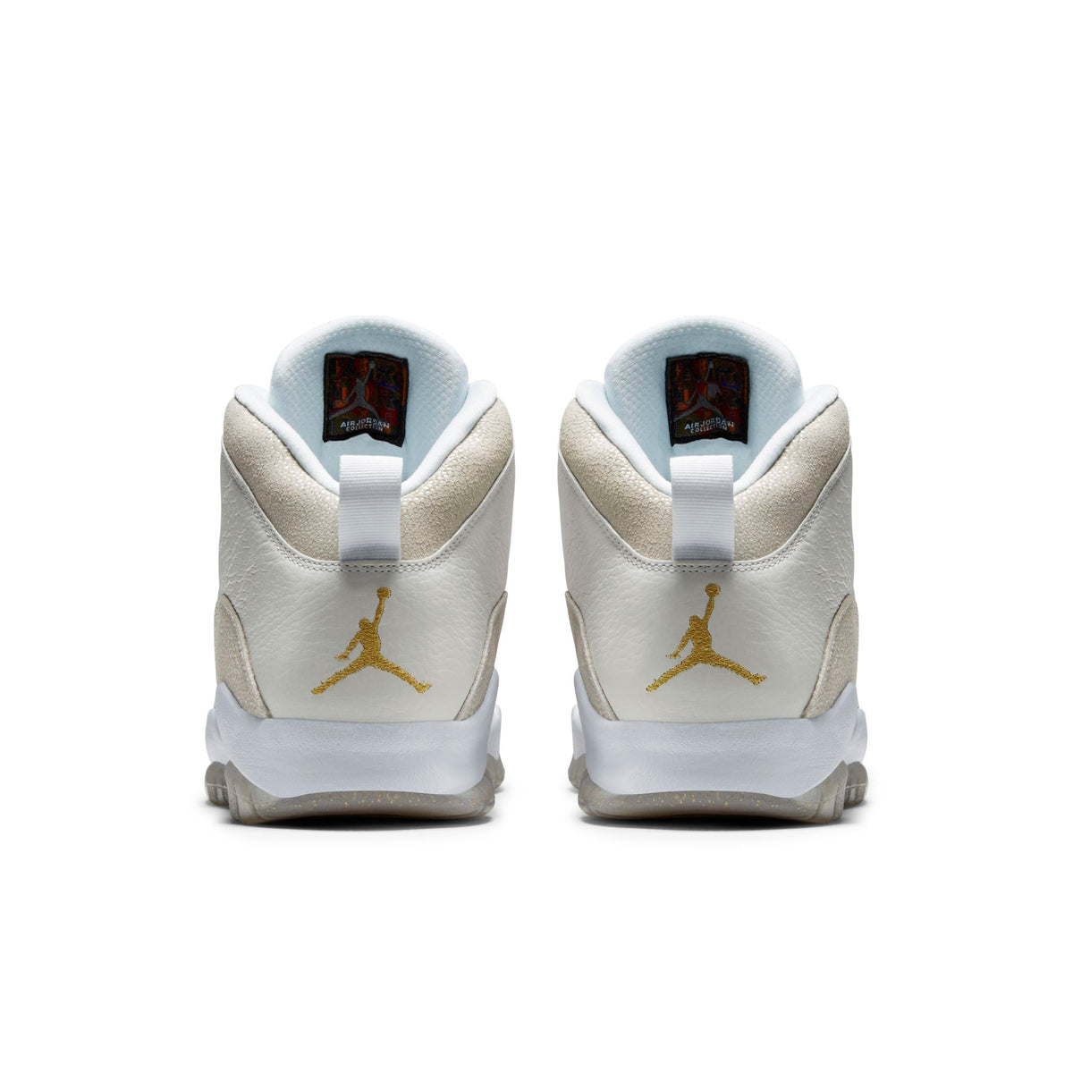 Air Jordan Men's Retro 10 'Drake Ovo White' Sneakers
