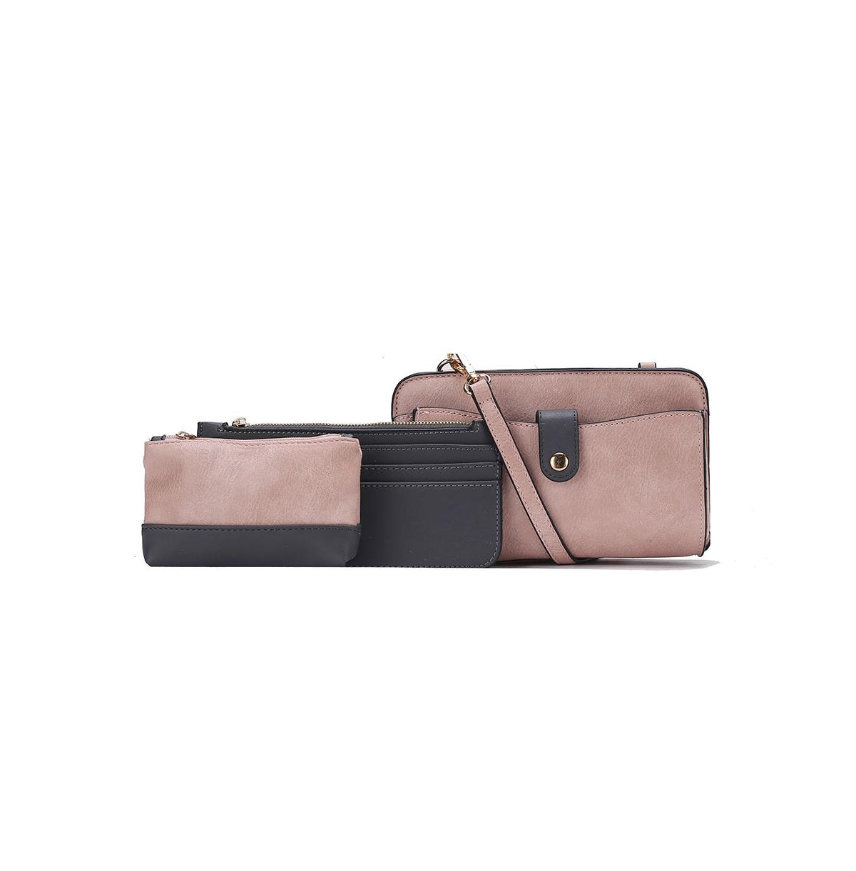 MKF Collection by Mia K. - Muriel Crossbody Bag and Card Holder Set